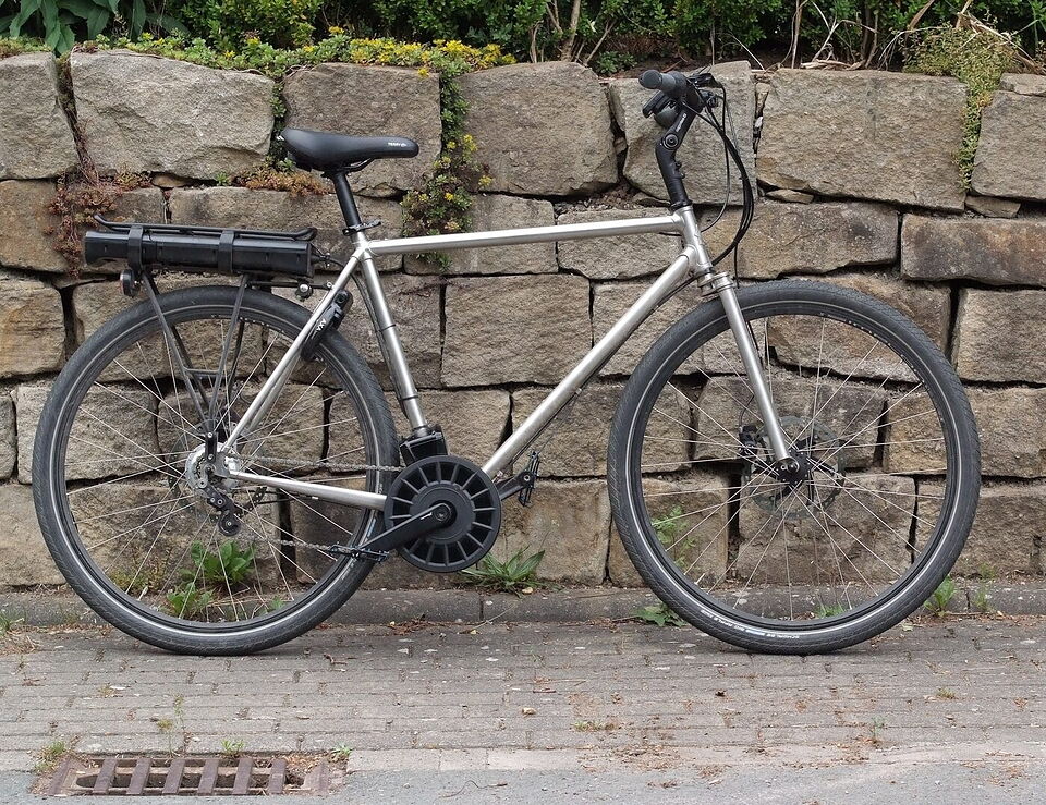 Marschall-Rad mit nachgerüstetem Pendix-Mittelmotor am Tretlager